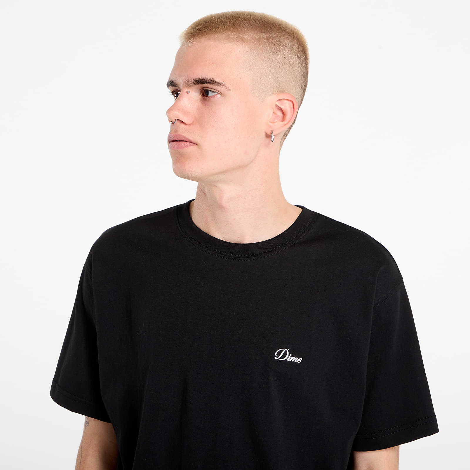 T-shirts DIME Cursive Small Logo T-Shirt UNISEX Black