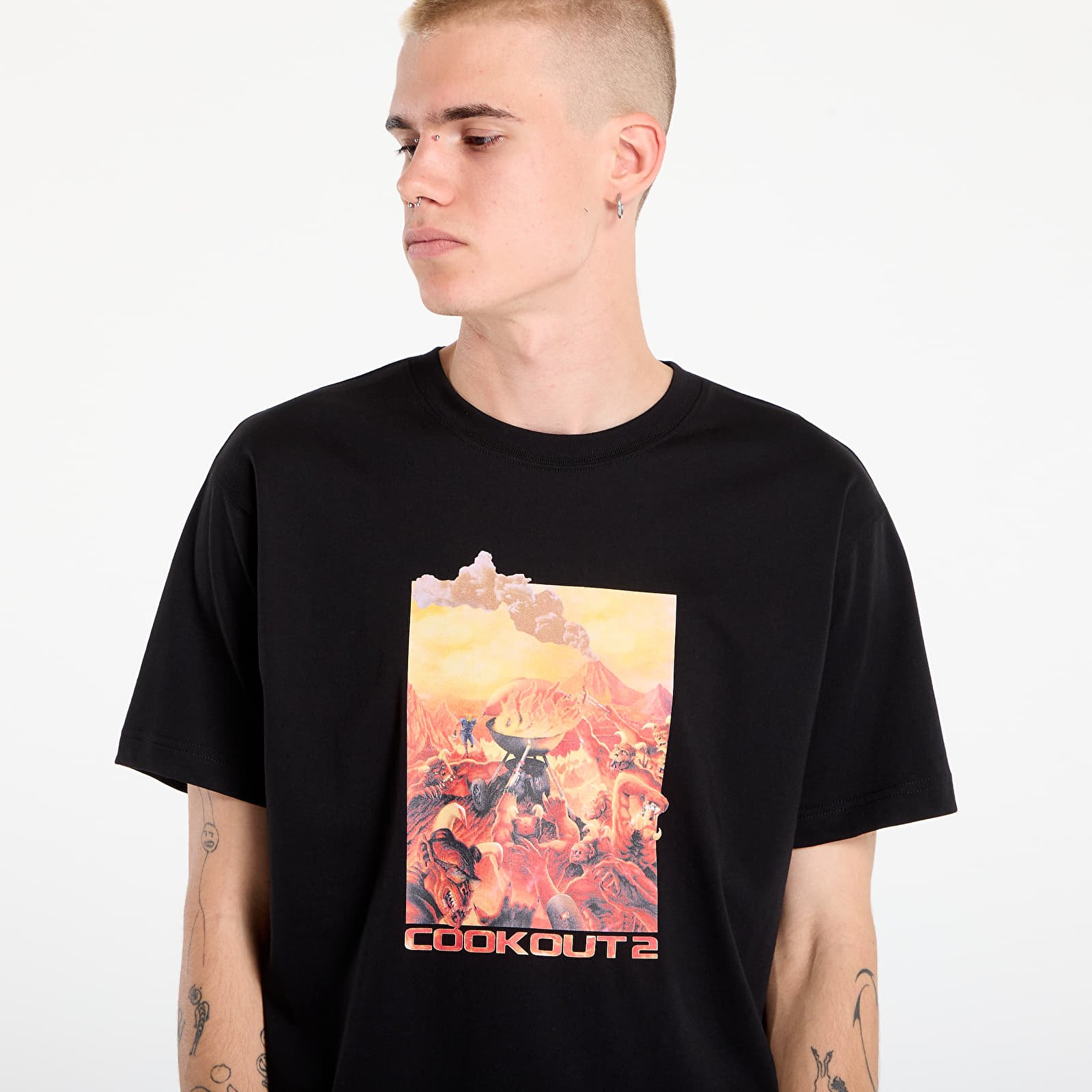 T-shirts DIME Cook Out 2 T-Shirt UNISEX Black