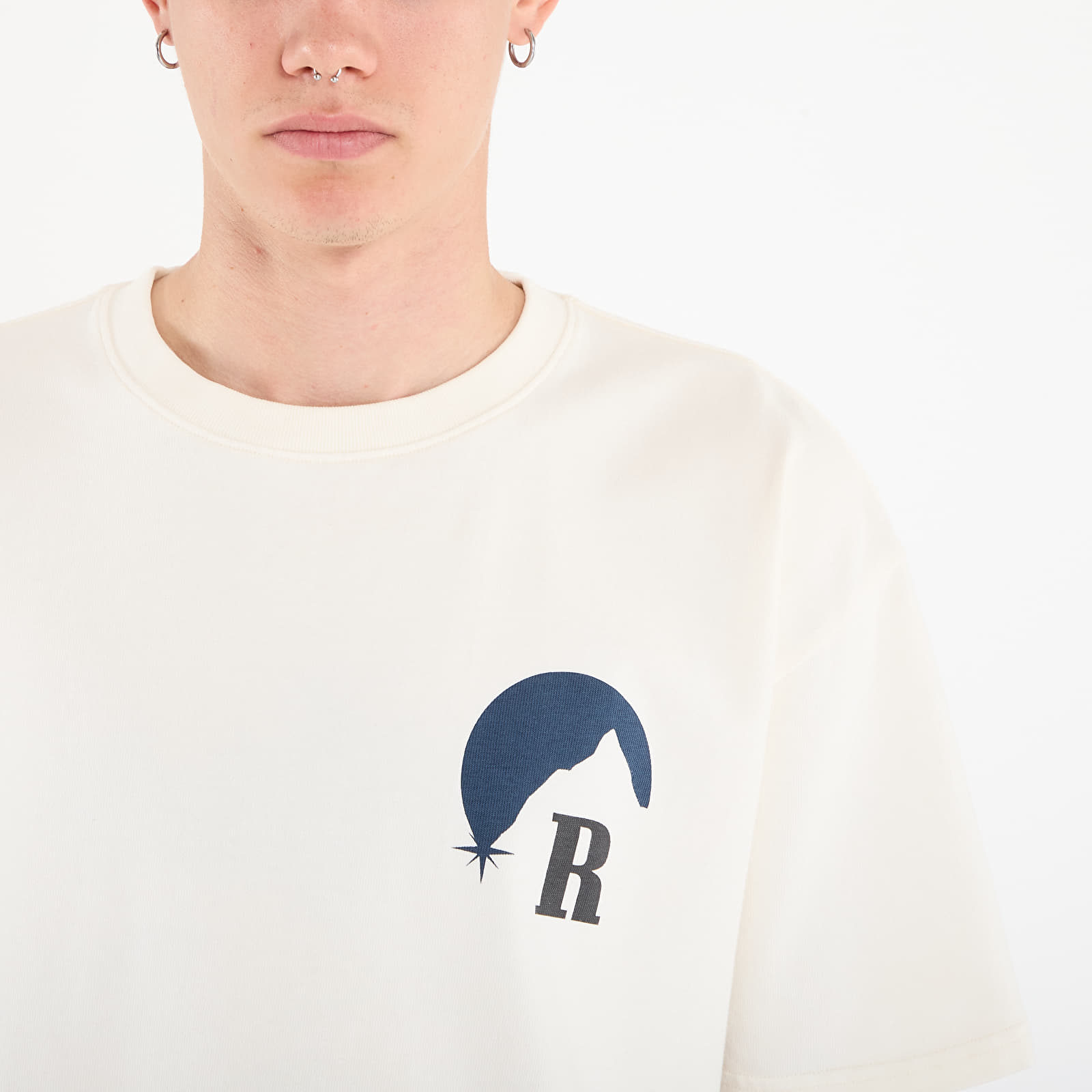 Camisetas de hombre Rhude Moonlight Tee Vintage White/ Oxford Navy