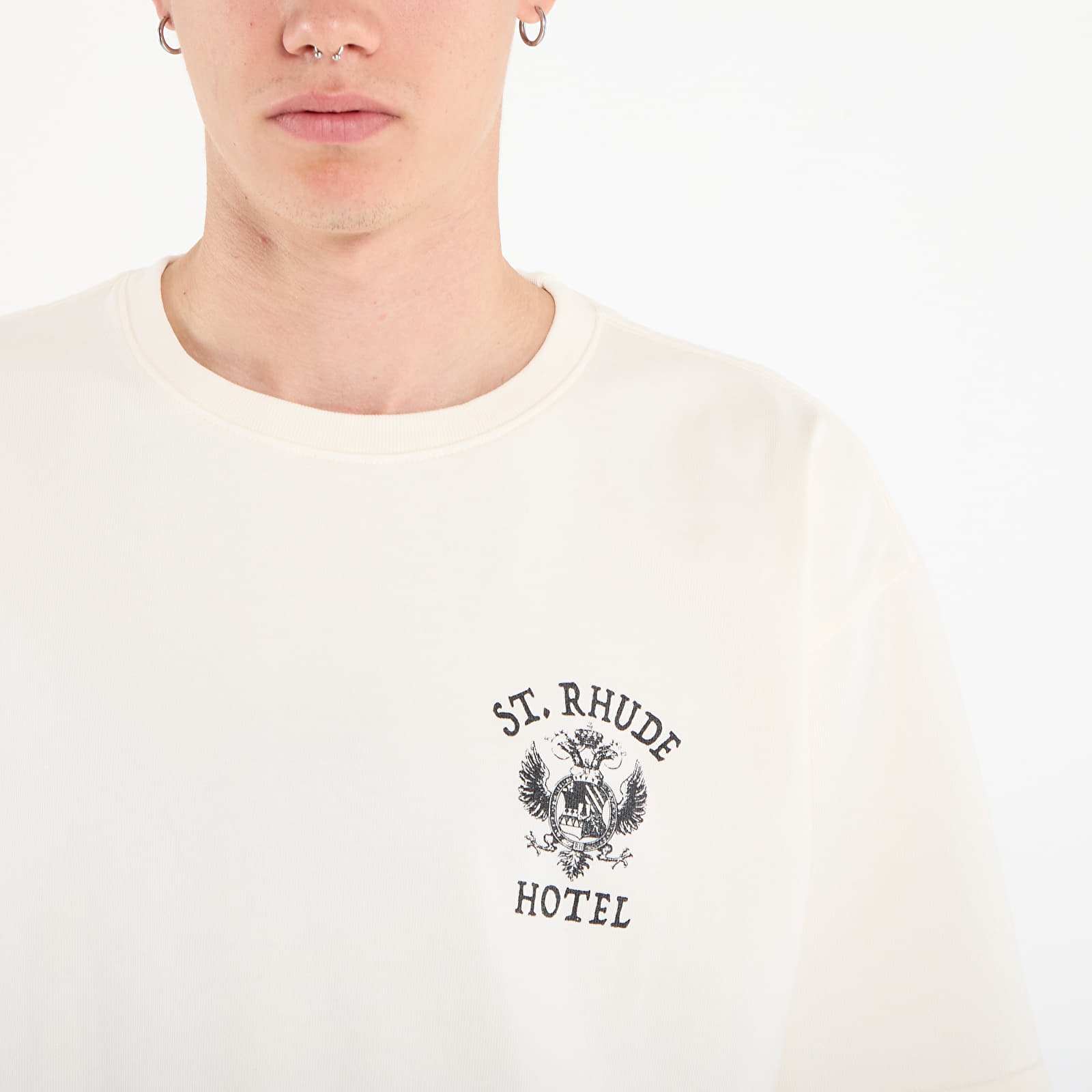 Camisetas de hombre Rhude St. Rhude Seal Tee Vintage White