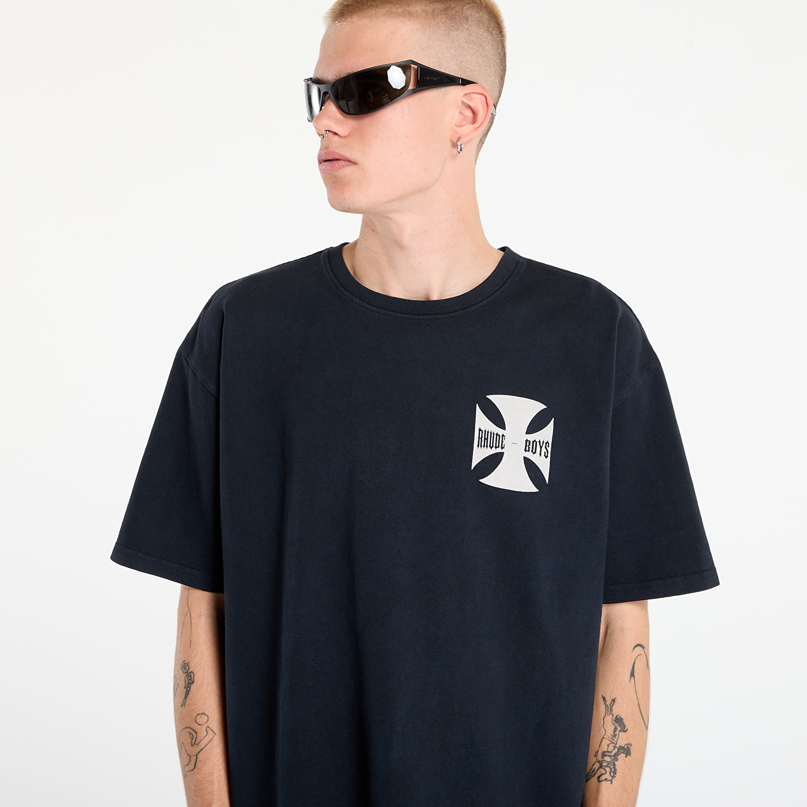 Camisetas de hombre Rhude Boys Tee Vintage Black