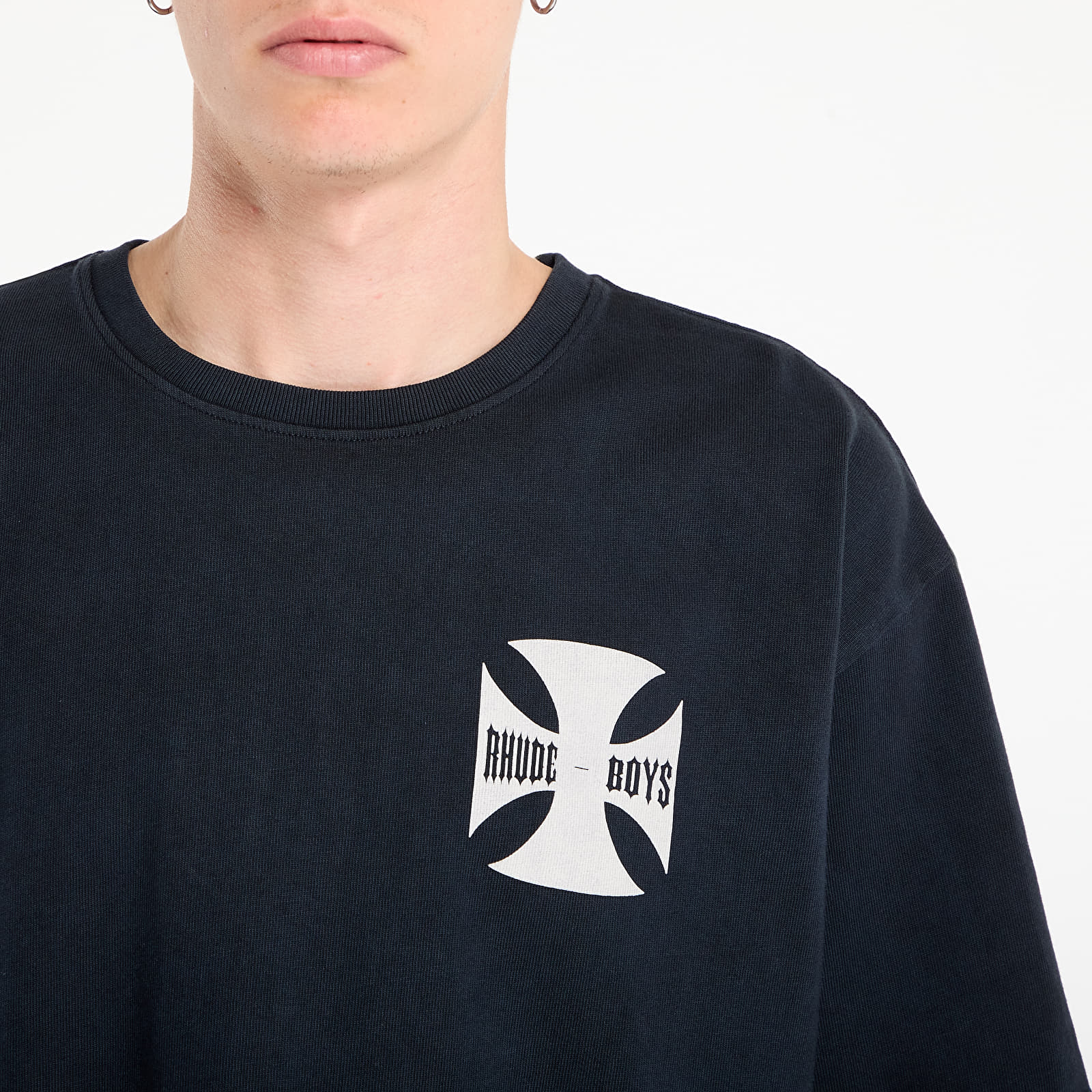 Camisetas de hombre Rhude Boys Tee Vintage Black