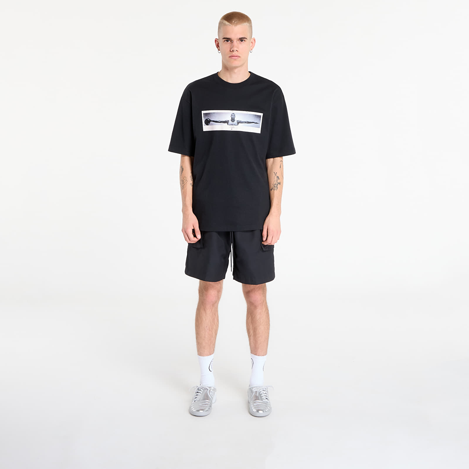 Majice T-shirt Jordan Men's Photo T-Shirt Black/ White