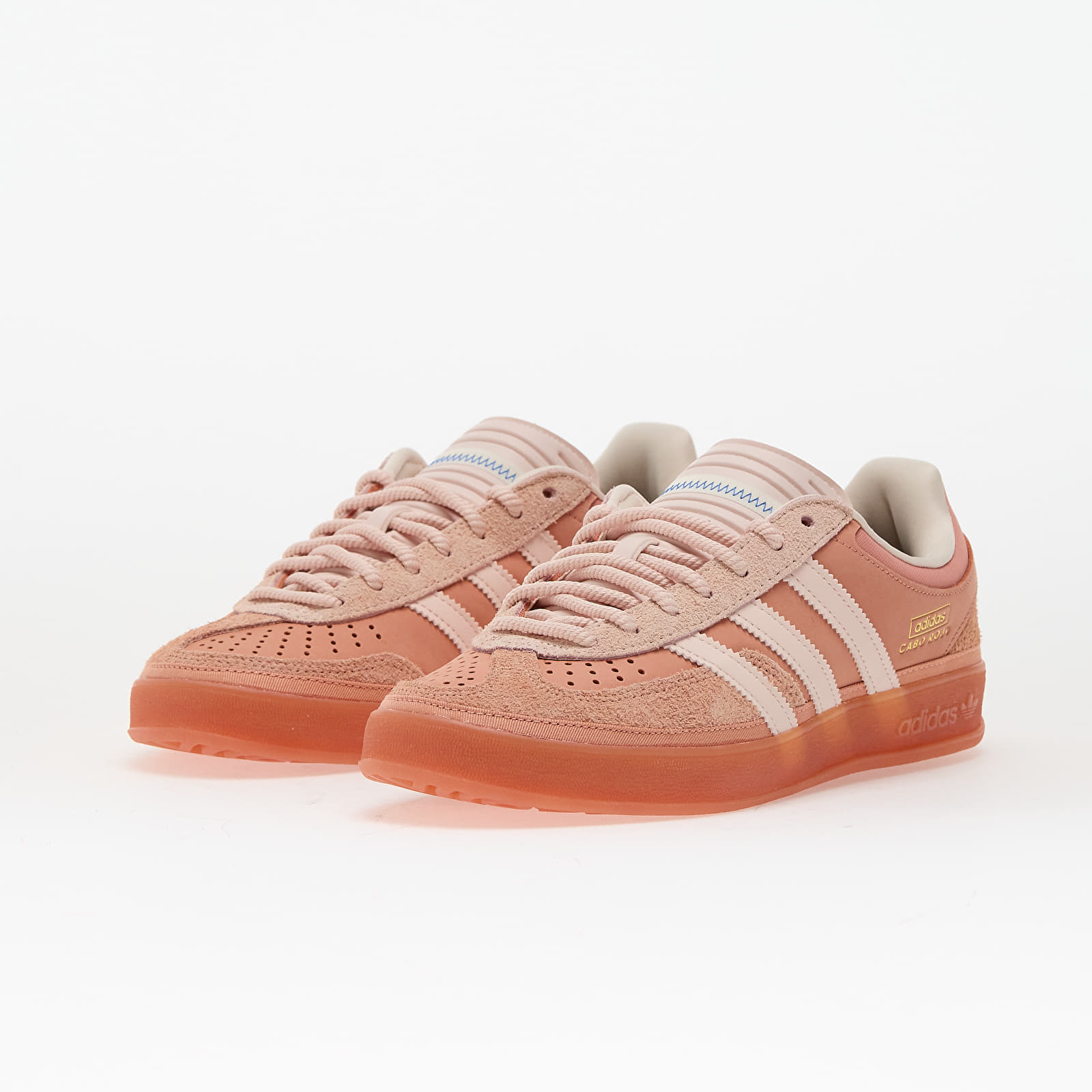 Men's shoes adidas x Bad Bunny Gazelle Indoor Wonder Clay/ Wonder Aqua/ Ashpnk