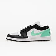 Air Jordan 1 Low White/ Black-Green Glow