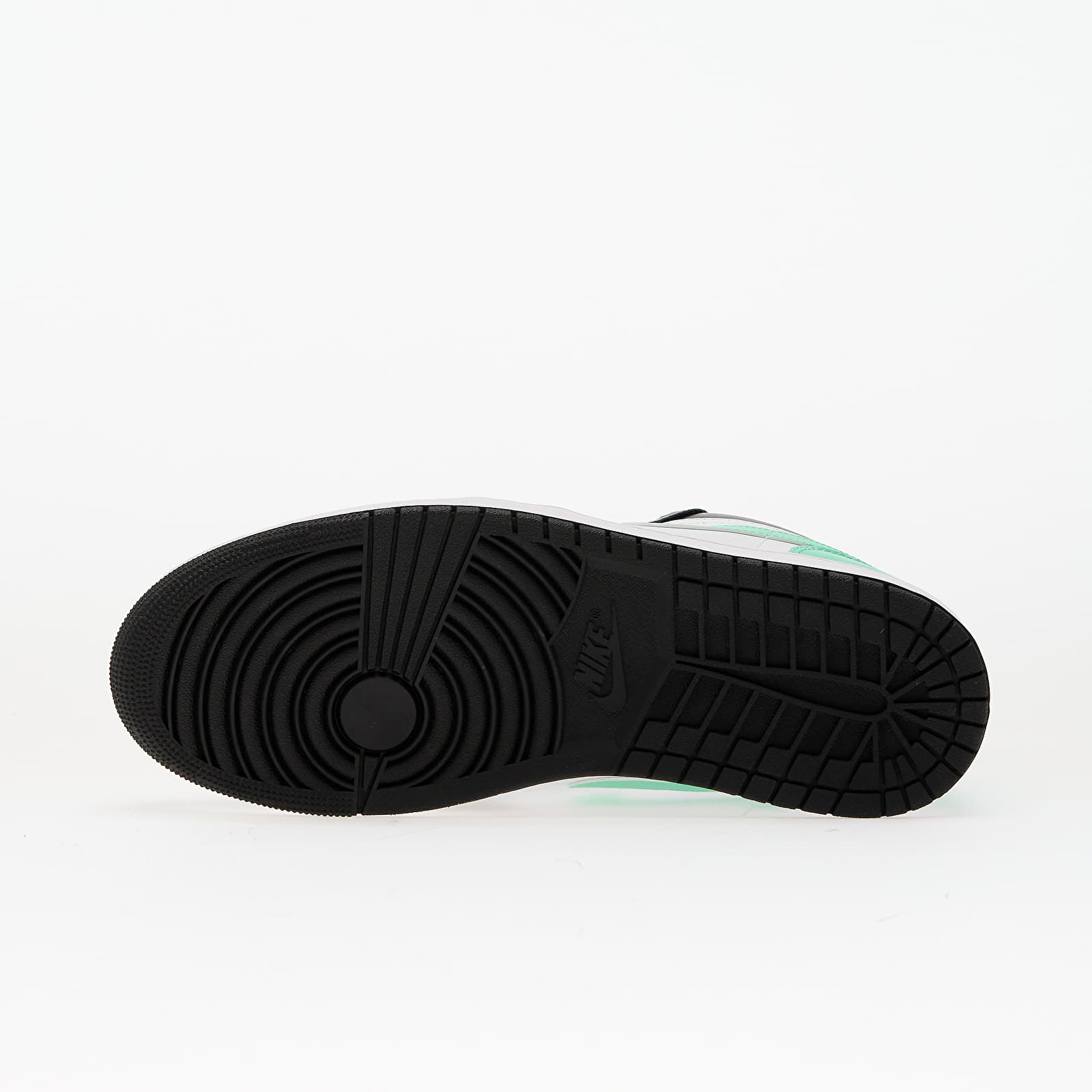 Vyriška avalynė Air Jordan 1 Low White/ Black-Green Glow