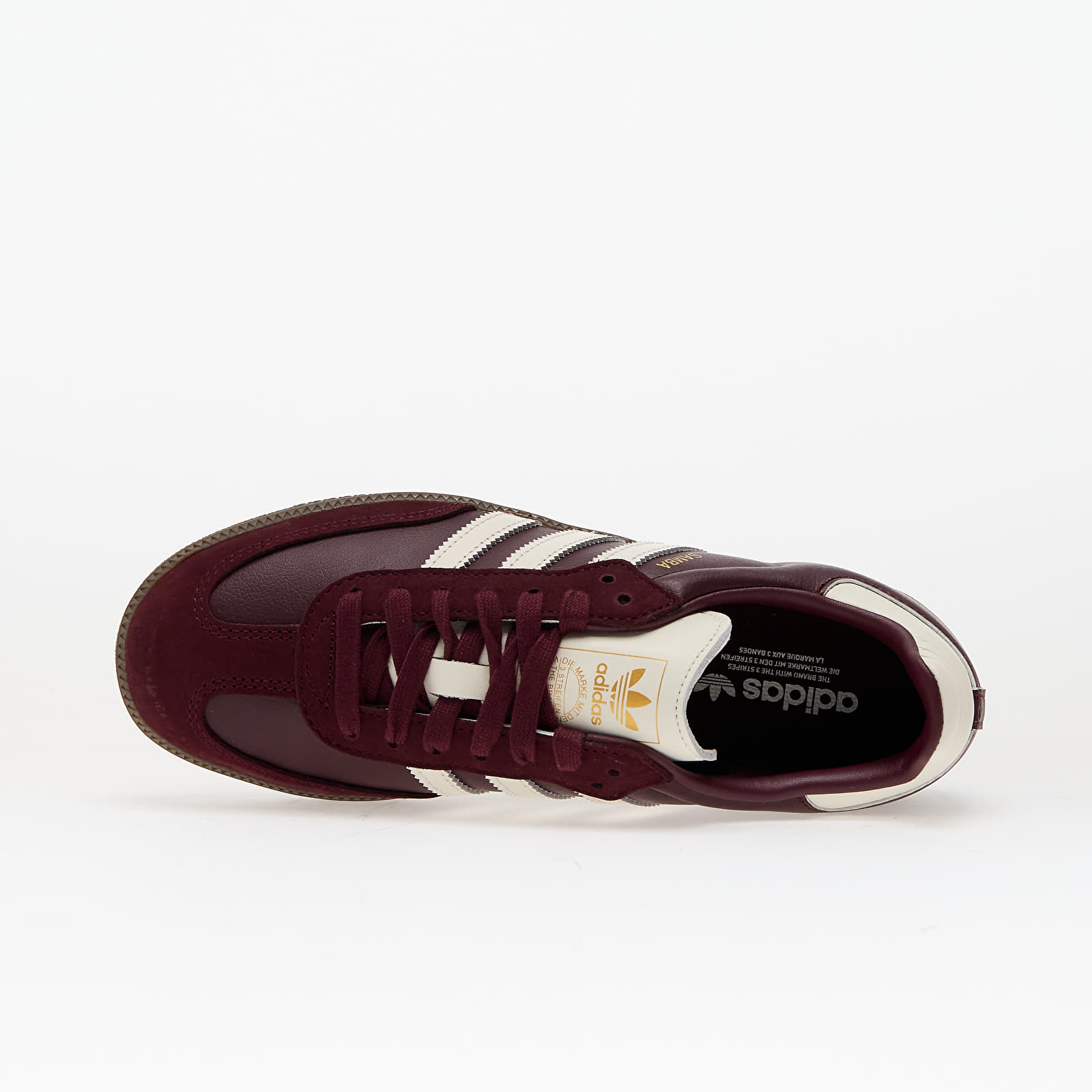 Scarpe donna adidas Samba OG W Maroon/ Off White/ Gum