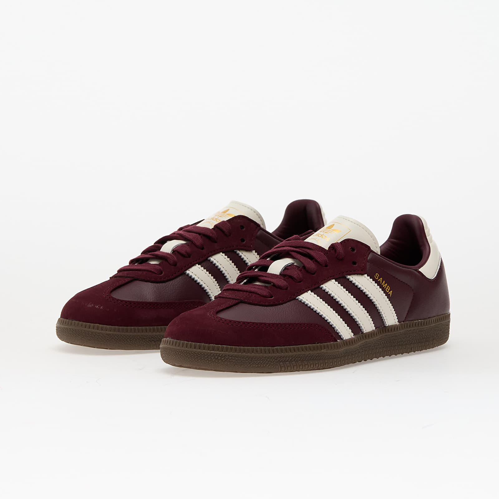 Scarpe donna adidas Samba OG W Maroon/ Off White/ Gum