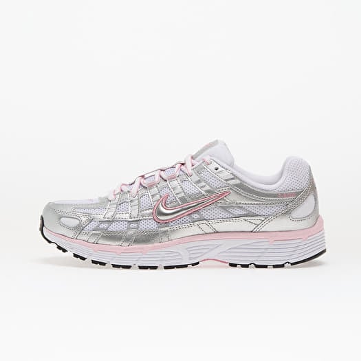 Nike W P-6000 White/ Mtlc Silver-Elemental Pink-Black