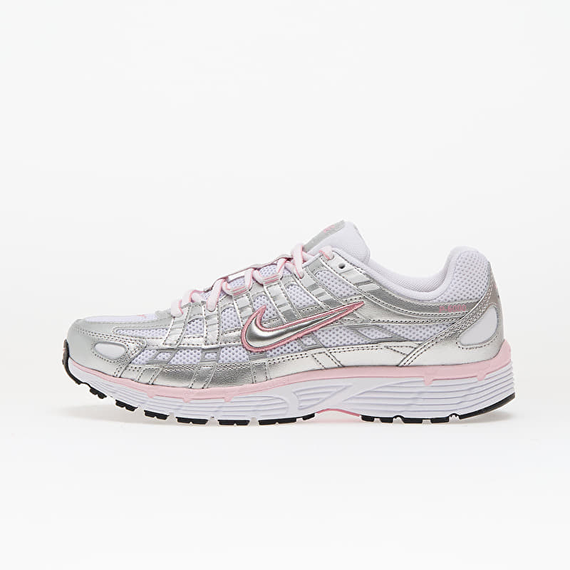 Nike W P-6000 White/ Mtlc Silver-Elemental Pink-Black
