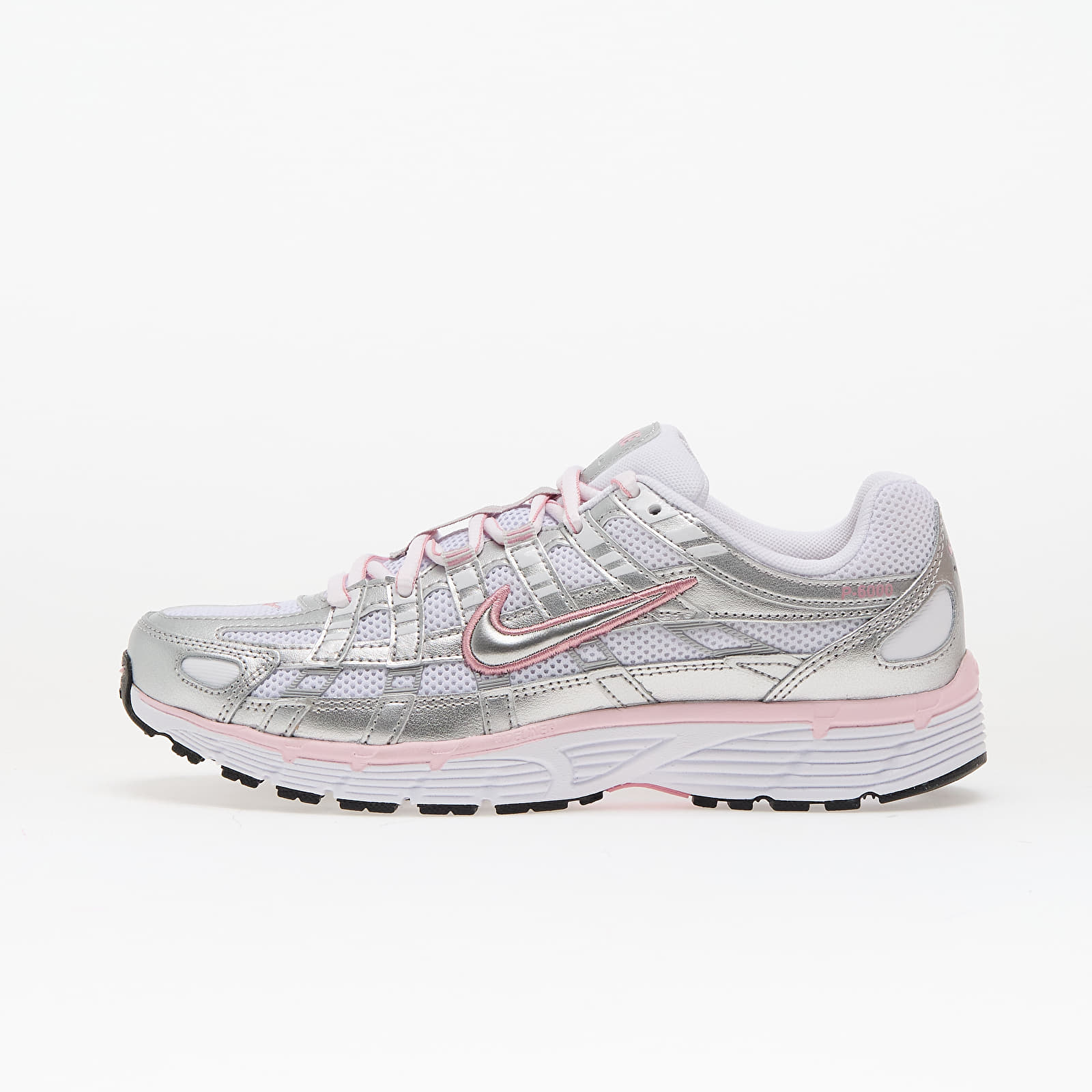 Buty damskie Nike W P-6000 White/ Mtlc Silver-Elemental Pink-Black