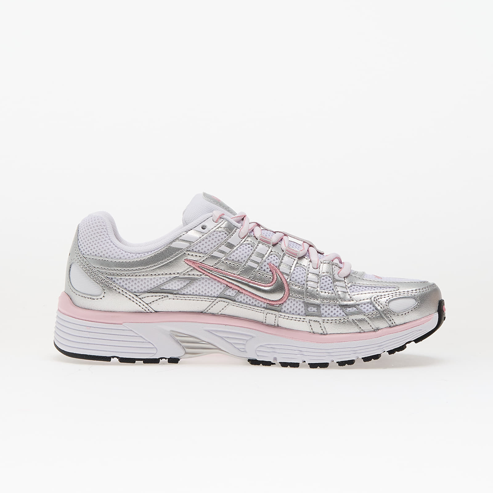 Buty damskie Nike W P-6000 White/ Mtlc Silver-Elemental Pink-Black