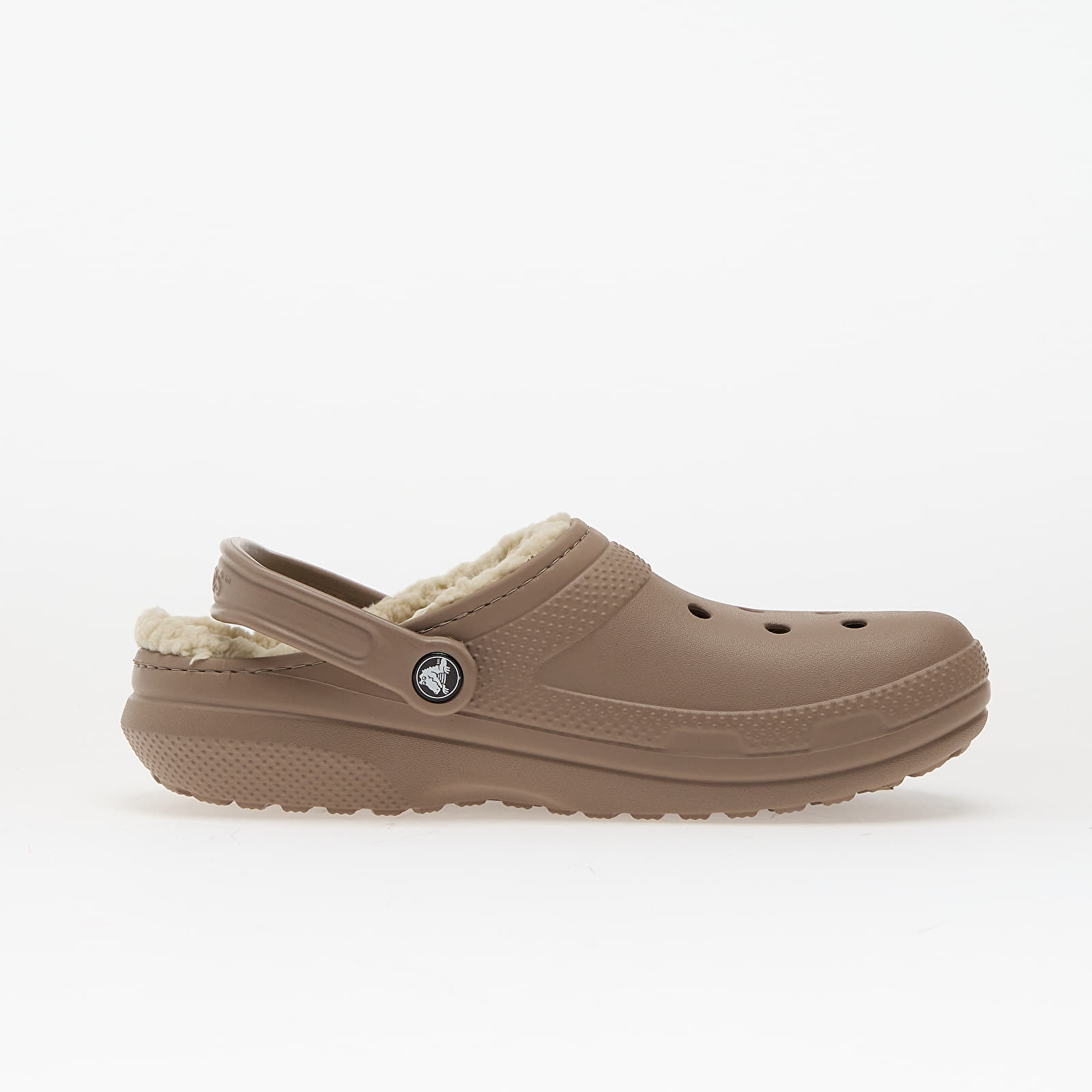 Herren Sneaker und Schuhe Crocs Classic Lined Clog Mushroom/ Bone