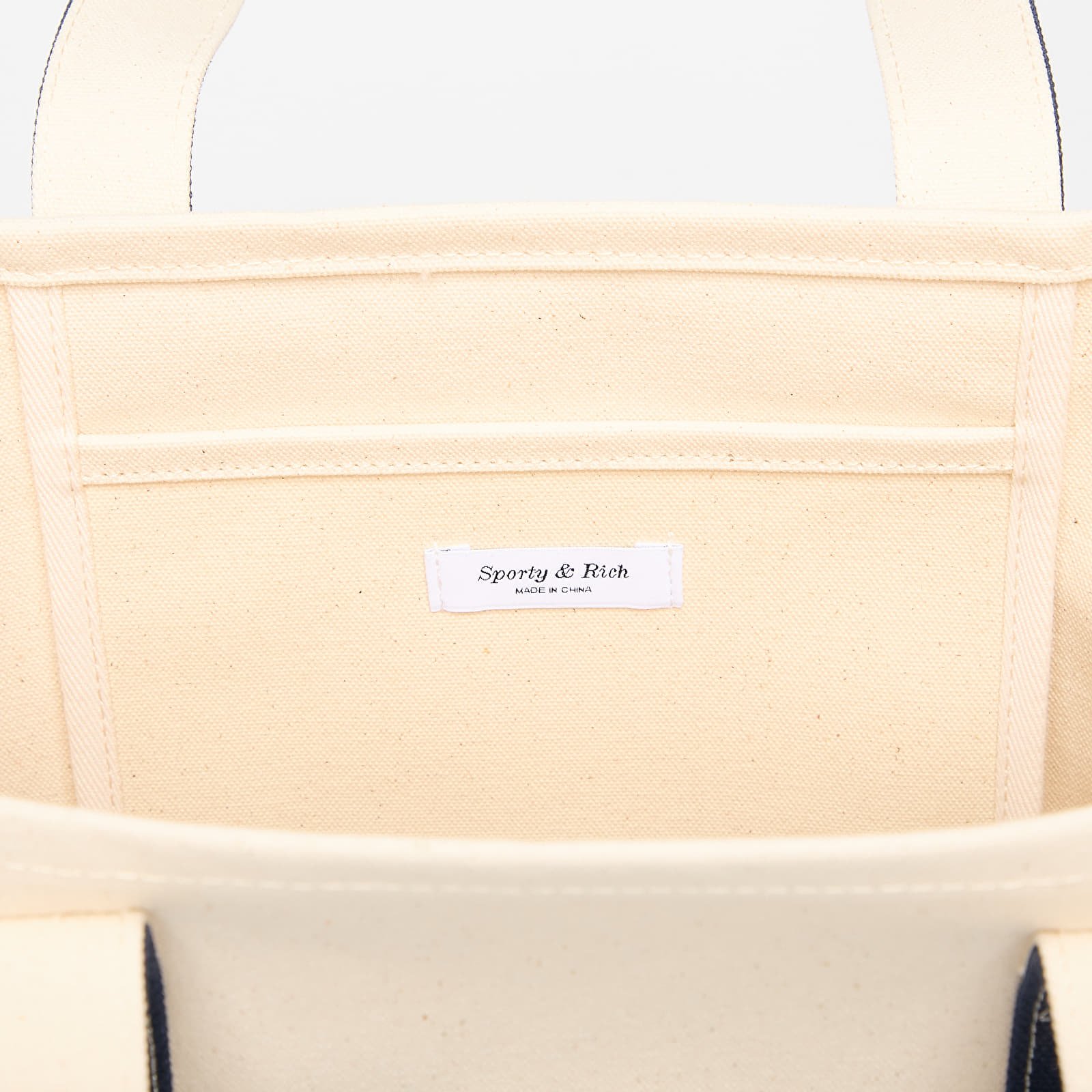 Vīriešu plecu somas Sporty & Rich NY Health Club Tote Bag Natural