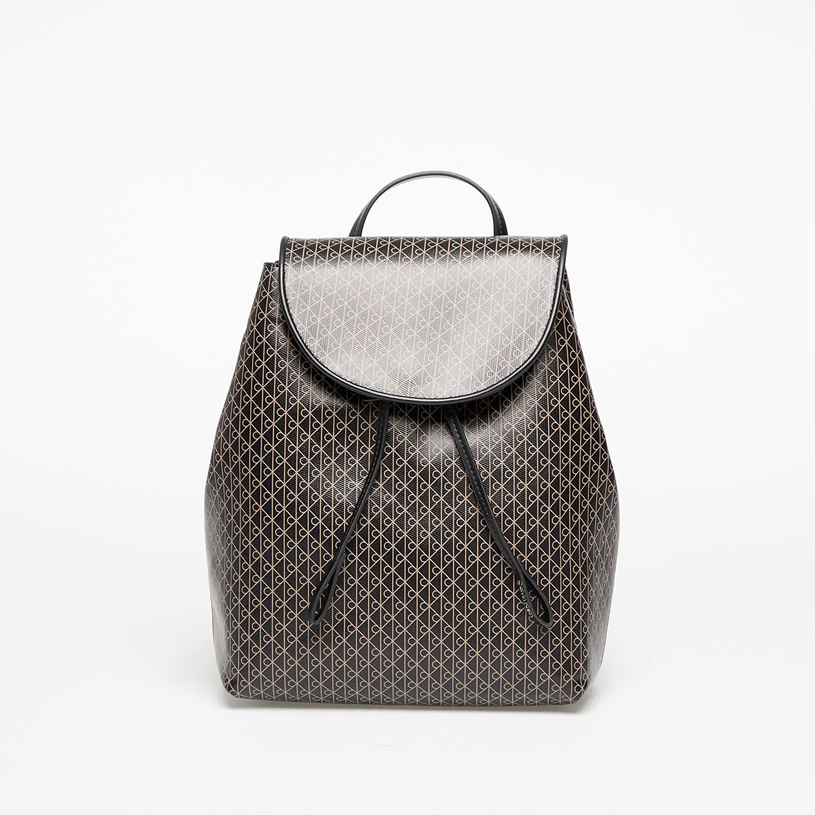 Zaini da uomo  Calvin Klein Emblem Aop Flap Backpack Black