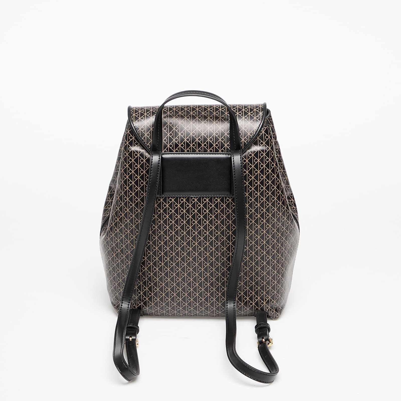 Zaini da uomo  Calvin Klein Emblem Aop Flap Backpack Black