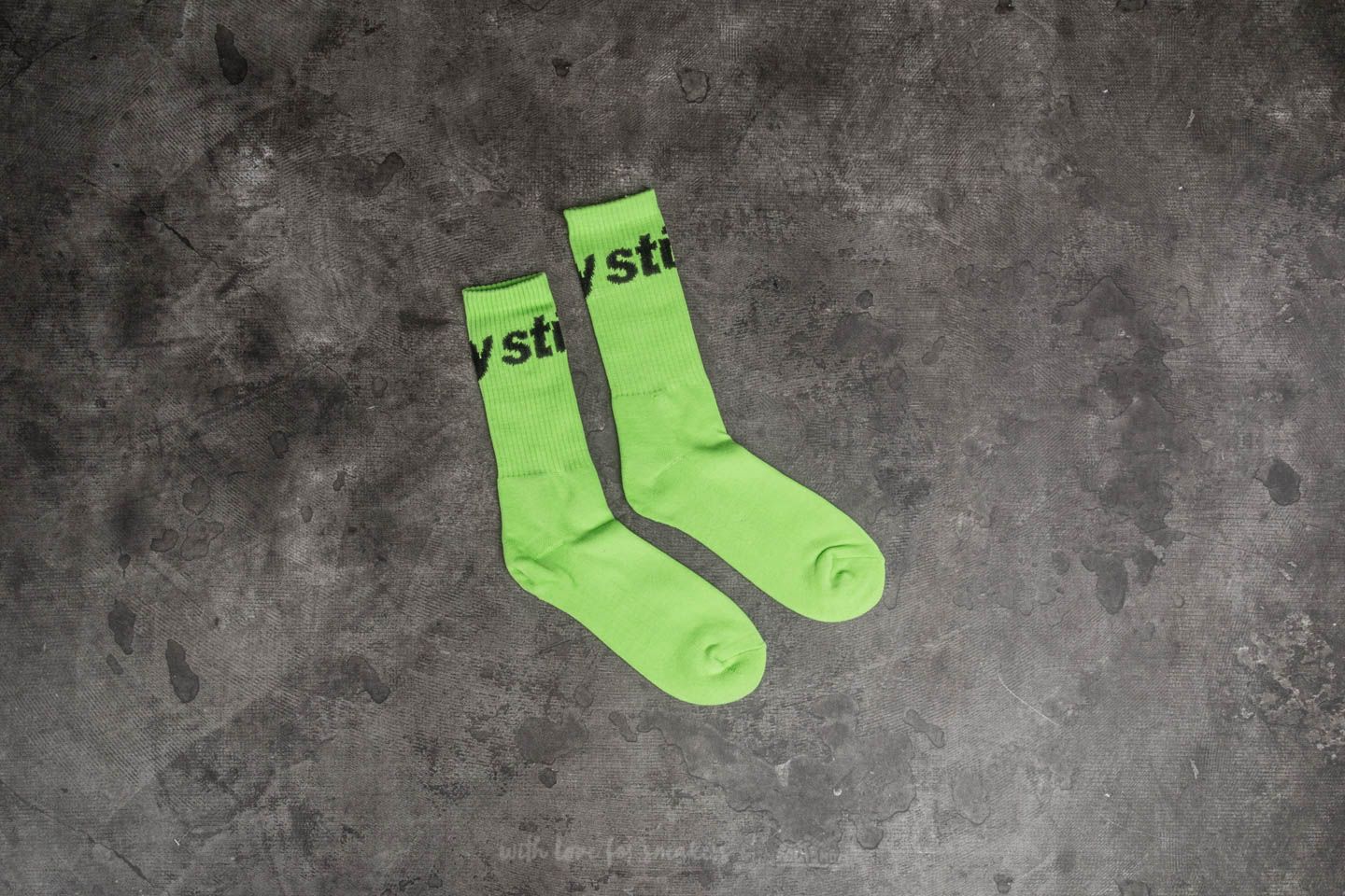 Socks Stüssy Jacquard Logo Socks Bright Green
