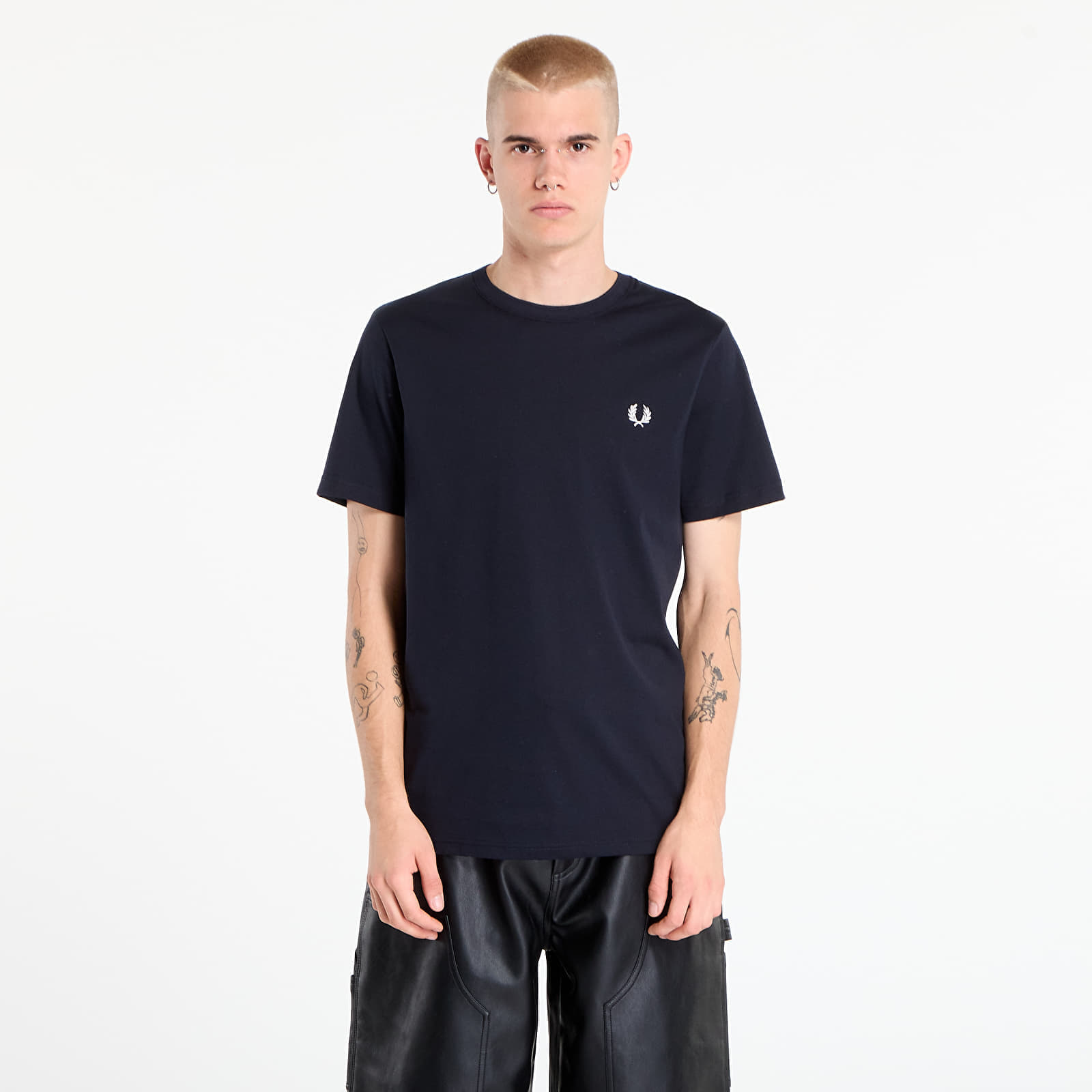 Μπλουζάκι FRED PERRY Crew Neck T-Shirt UNISEX Navy M