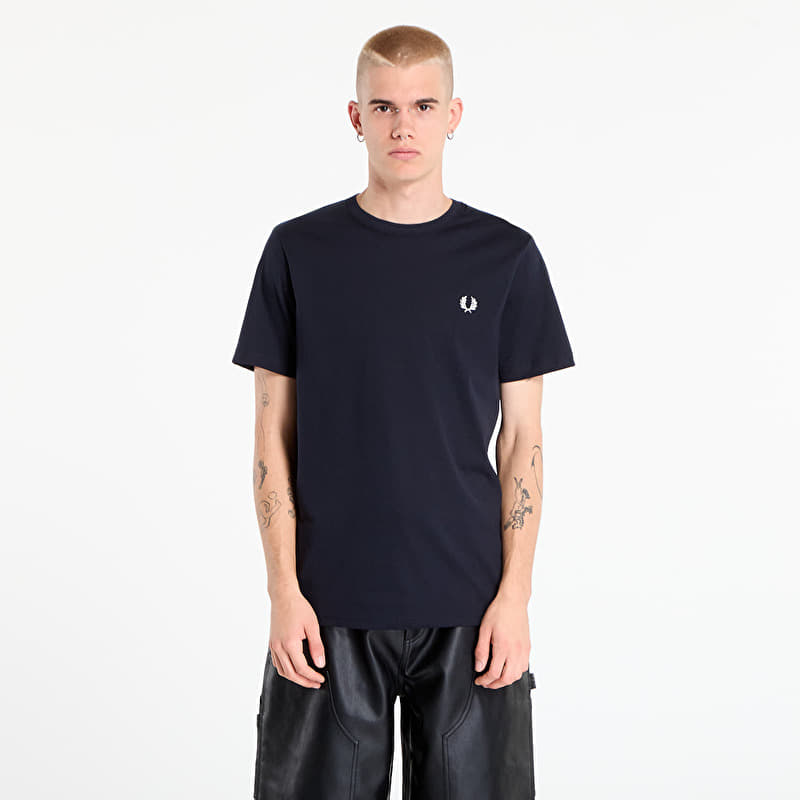 FRED PERRY Crew Neck T-Shirt Navy