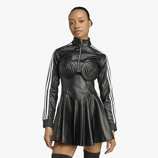 adidas x Jeremy Scott Faux Leather Track Top Black