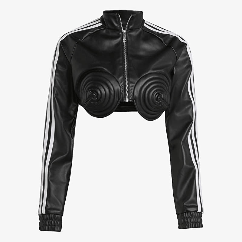 adidas x Jeremy Scott Faux Leather Track Top Black | Footshop