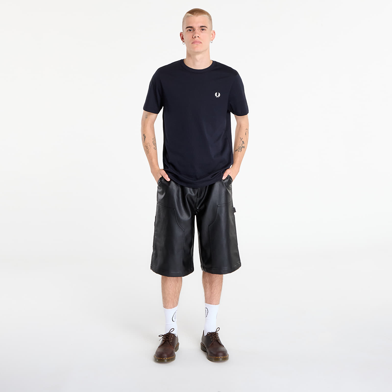 Magliette FRED PERRY Crew Neck T-Shirt UNISEX Navy