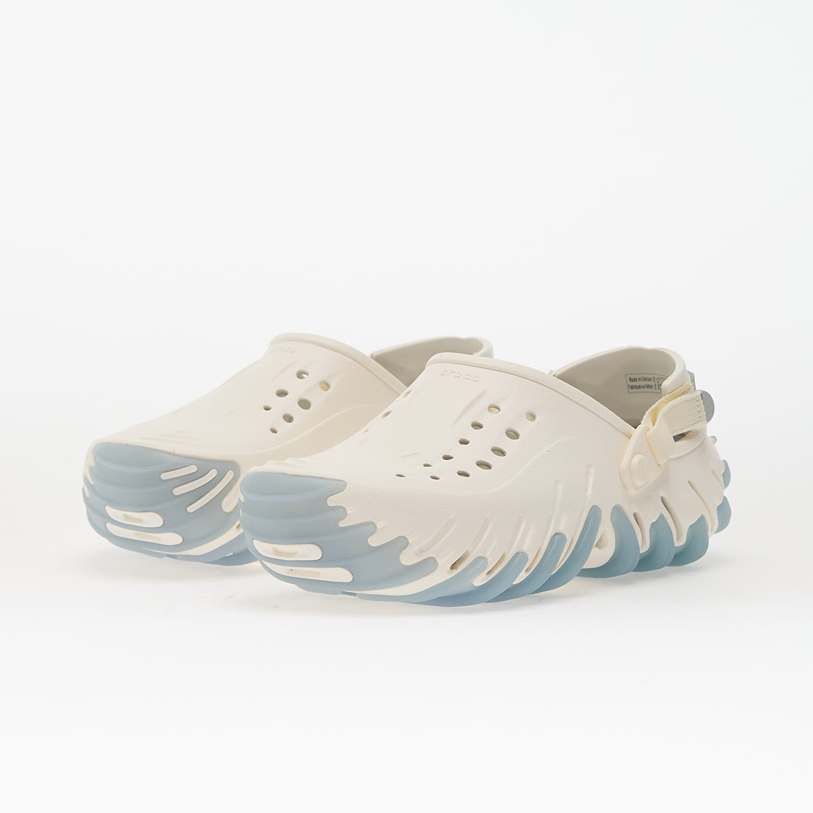 Zapatillas Hombre Crocs Echo Icey RO Clog Chalk