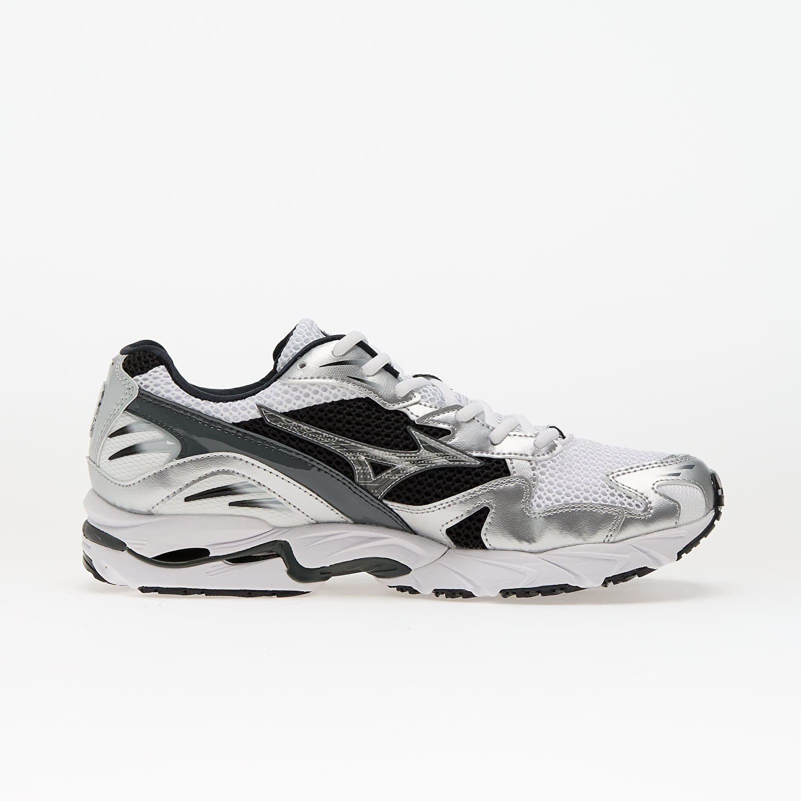 Scarpe uomo Mizuno Wave Rider 10 White/ Silver/ Black