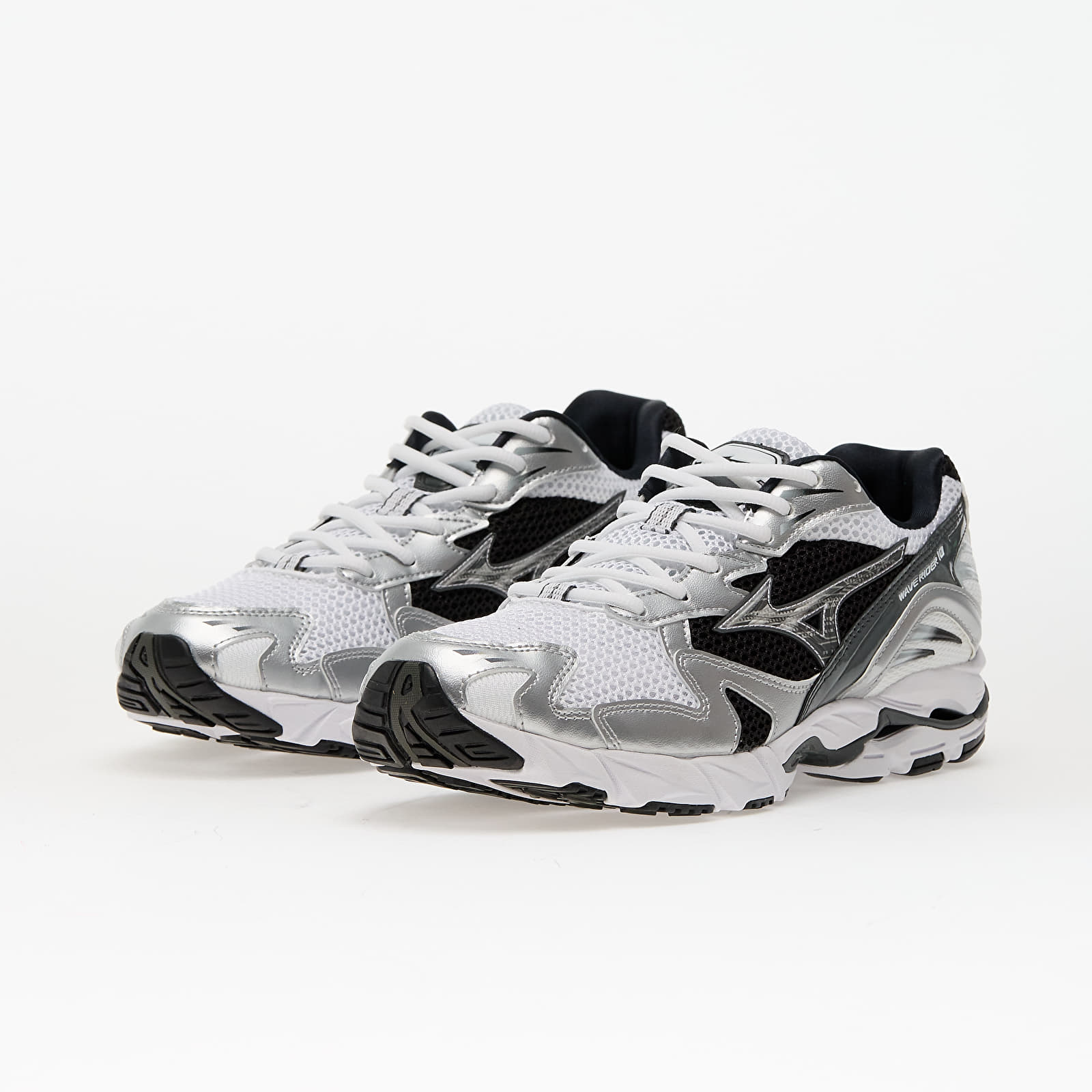 Scarpe uomo Mizuno Wave Rider 10 White/ Silver/ Black