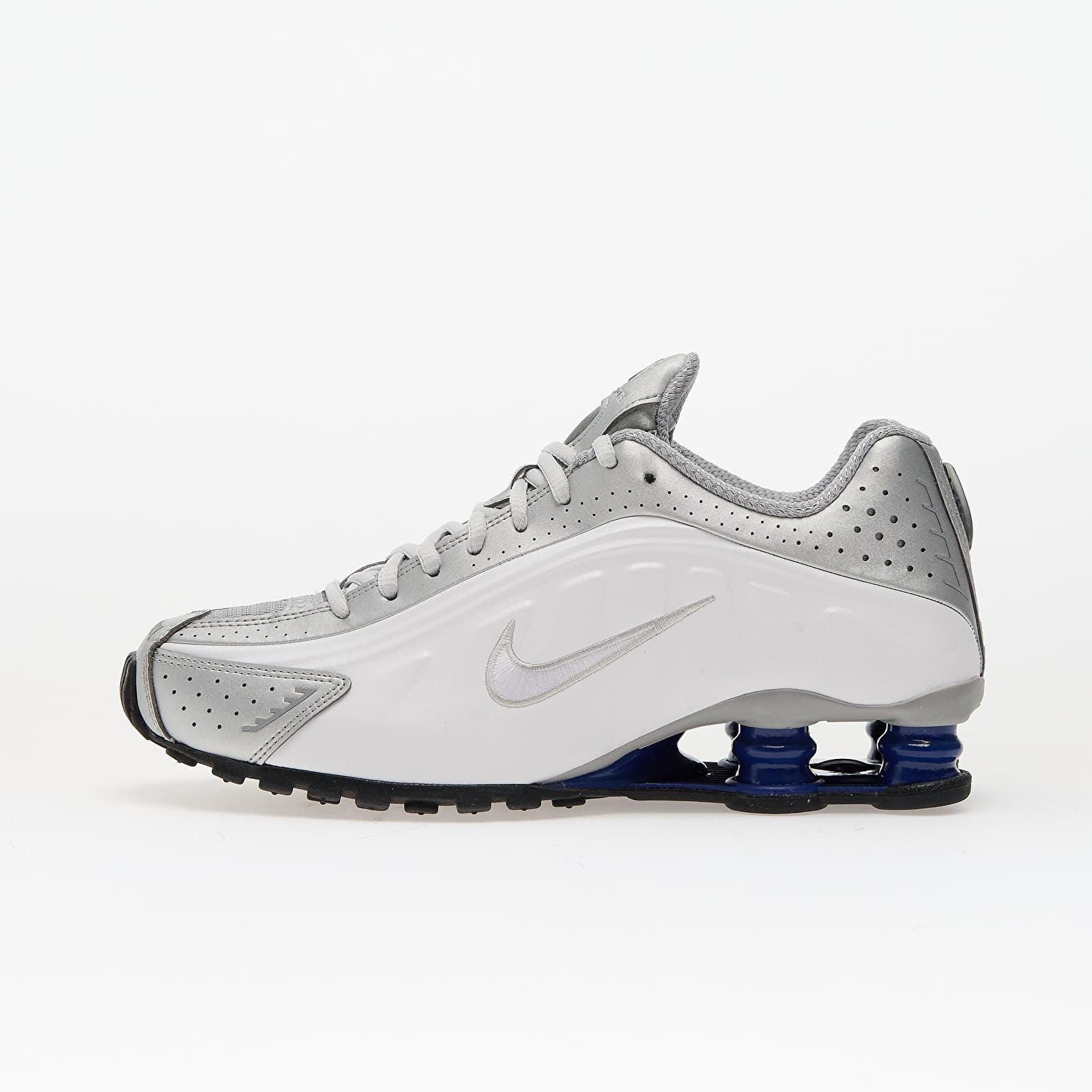 Ανδρικά παπούτσια Nike Shox R4 White/ White-Mtlc Silver-Deep Royal Blue-Black