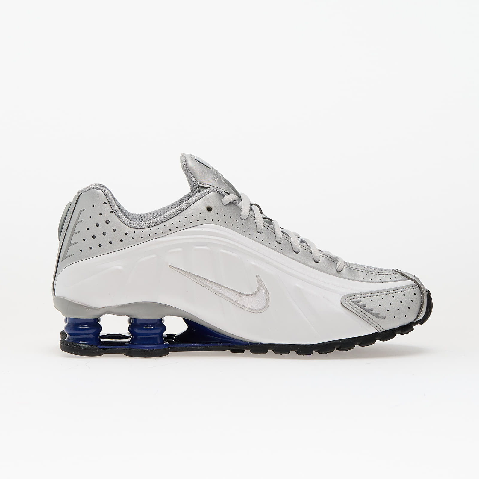 Ανδρικά παπούτσια Nike Shox R4 White/ White-Mtlc Silver-Deep Royal Blue-Black