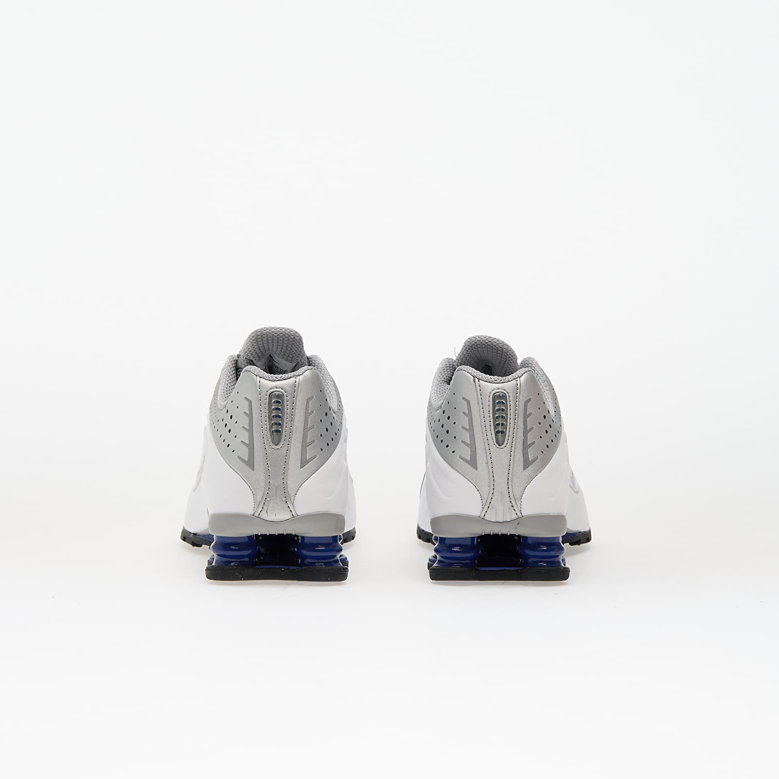 Ανδρικά παπούτσια Nike Shox R4 White/ White-Mtlc Silver-Deep Royal Blue-Black