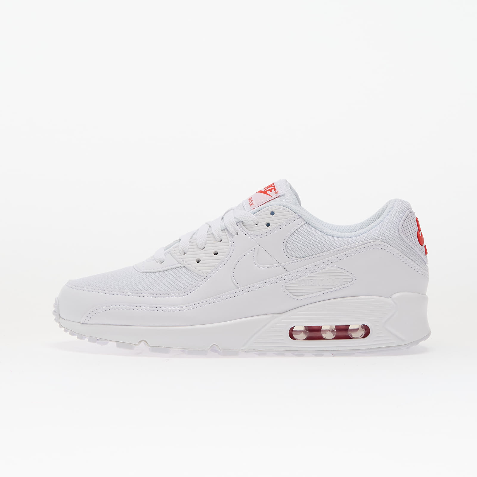 Pánske tenisky a topánky Nike Air Max 90 White/ White-Lt Crimson
