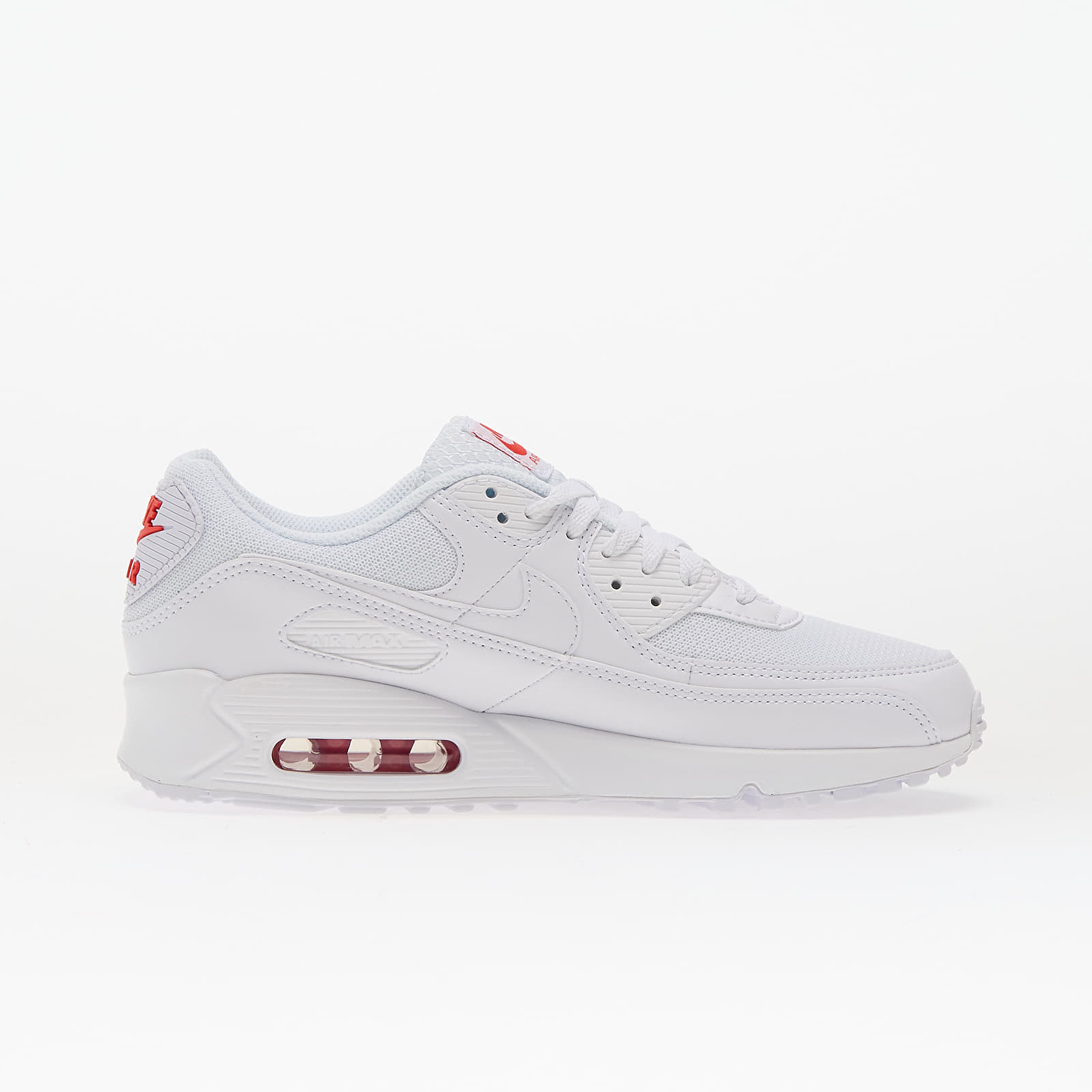 Pánske tenisky a topánky Nike Air Max 90 White/ White-Lt Crimson