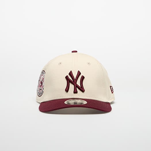 New Era New York Yankees 9FORTY Cap Light Cream/ Frosted Burgundy