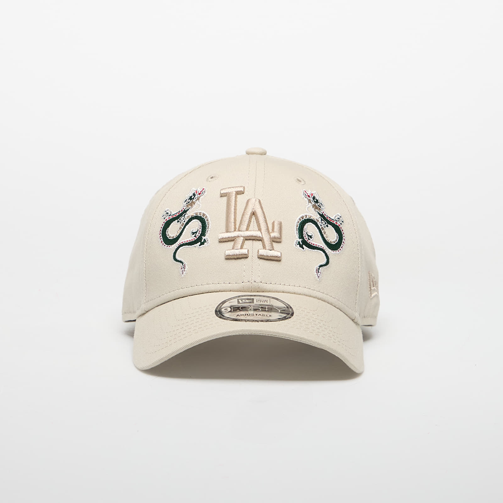 Cappellini da uomo New Era Los Angeles Dodgers 9FORTY Adjustable Cap Icon Cream