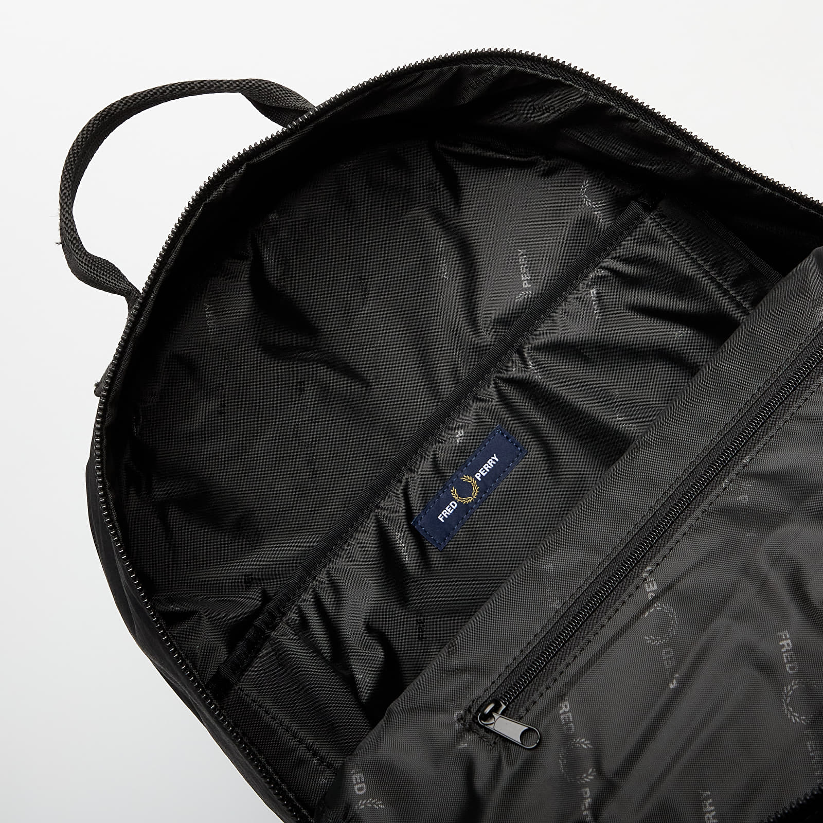 Backpacks FRED PERRY Nylon Badge Backpack Black