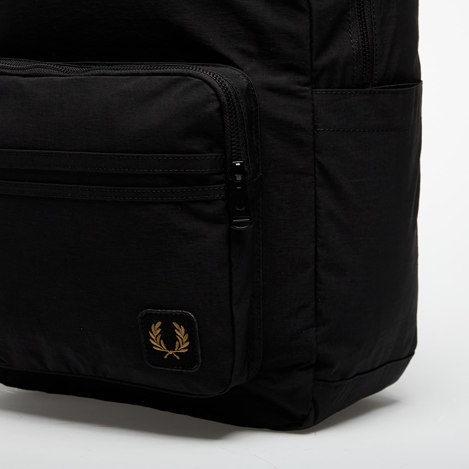 Backpacks FRED PERRY Nylon Badge Backpack Black