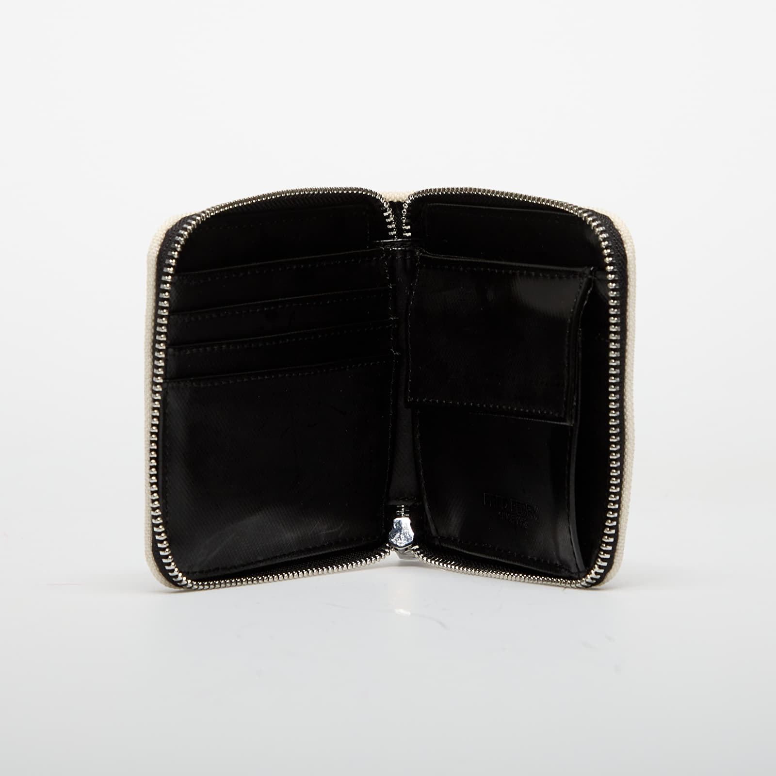 Wallets FRED PERRY Classic Zip Around Wallet Black/ Ecru