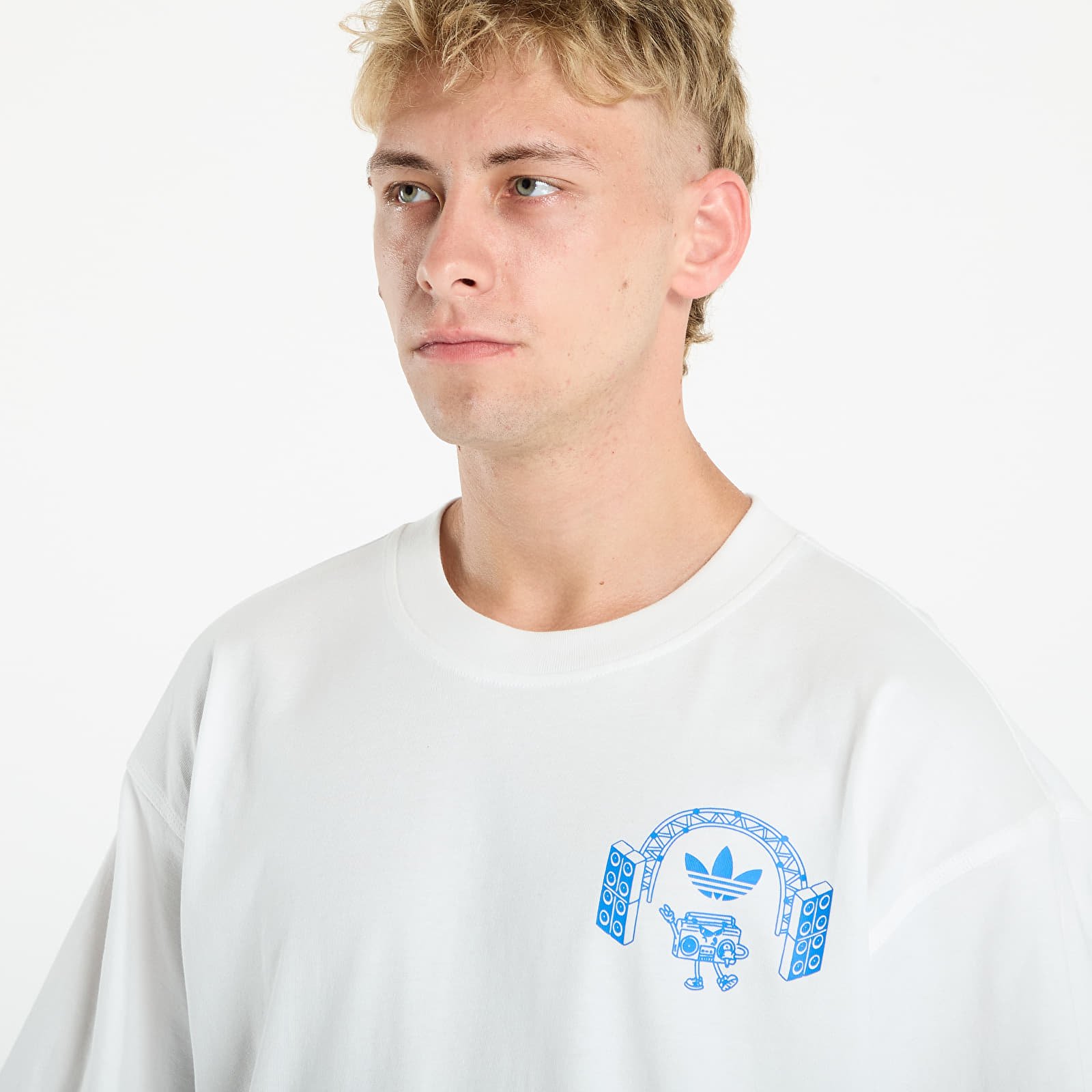 Vyriški marškinėliai adidas Music Fests Tee Core White