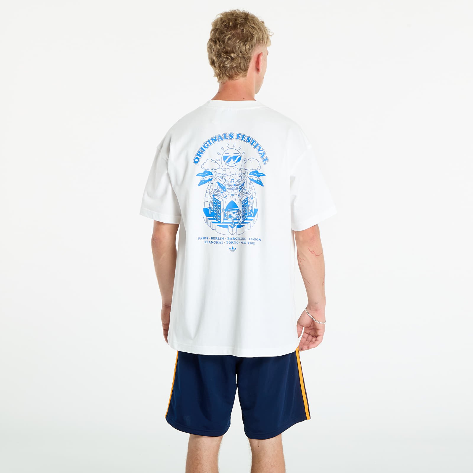 Vyriški marškinėliai adidas Music Fests Tee Core White