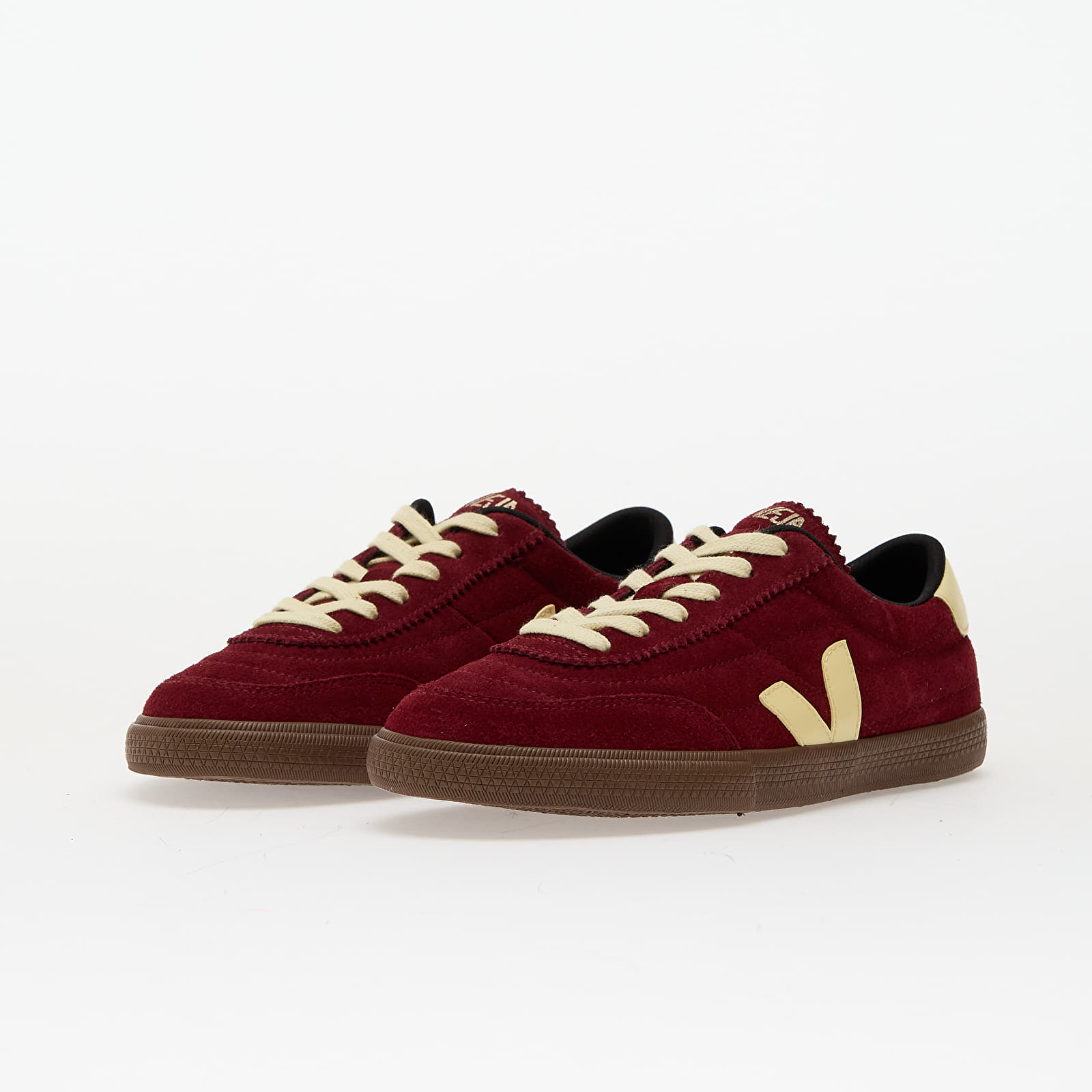 Damen Sneaker und Schuhe Veja W Panenka Suede Grenat_Sun_Bark