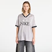 Nike Sportswear Women's V-Neck Jersey Top College Grey/ Sail/ Black/ Black