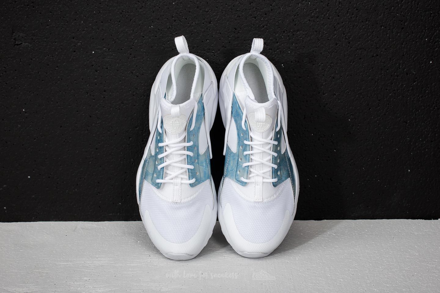 Women's shoes Nike Air Huarache Run Ultra (GS) White/ White-Royal Tint