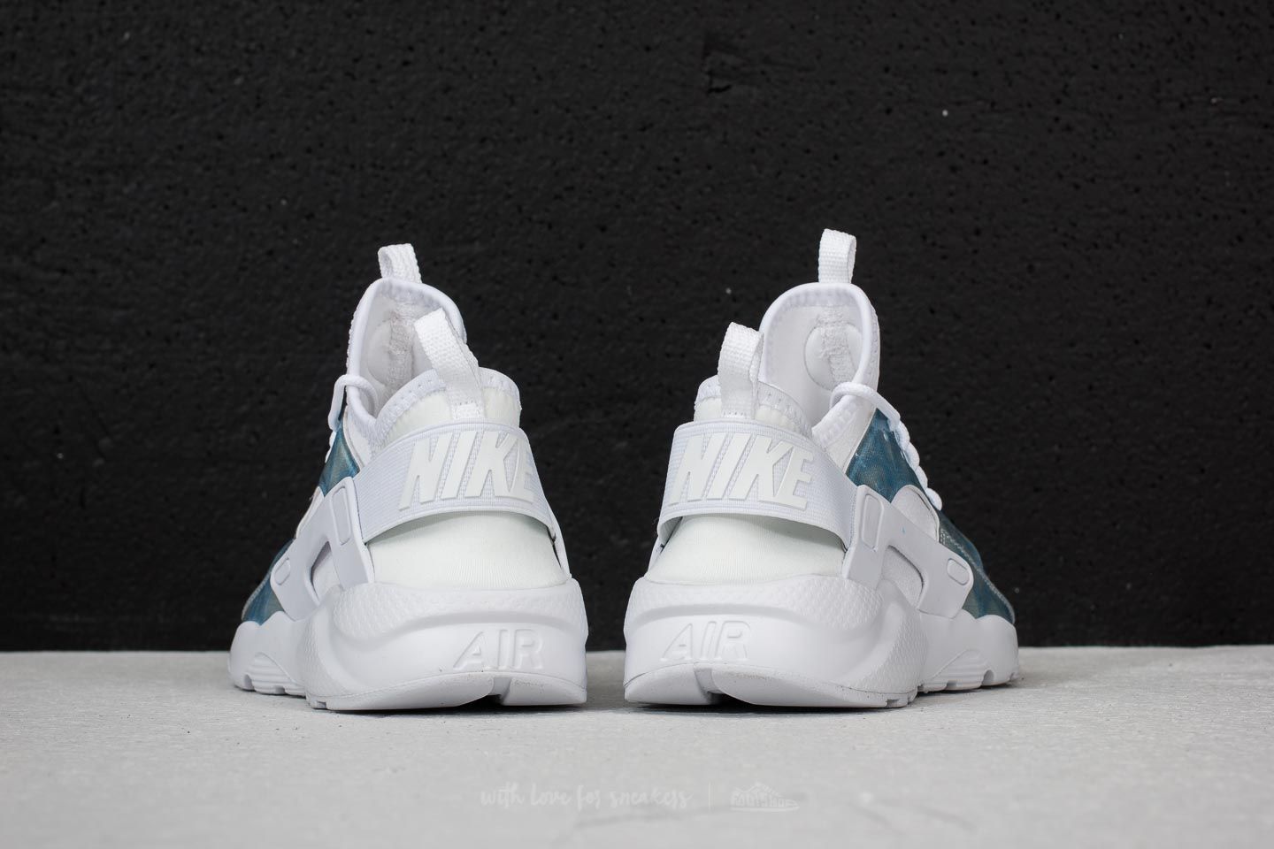 Women's shoes Nike Air Huarache Run Ultra (GS) White/ White-Royal Tint