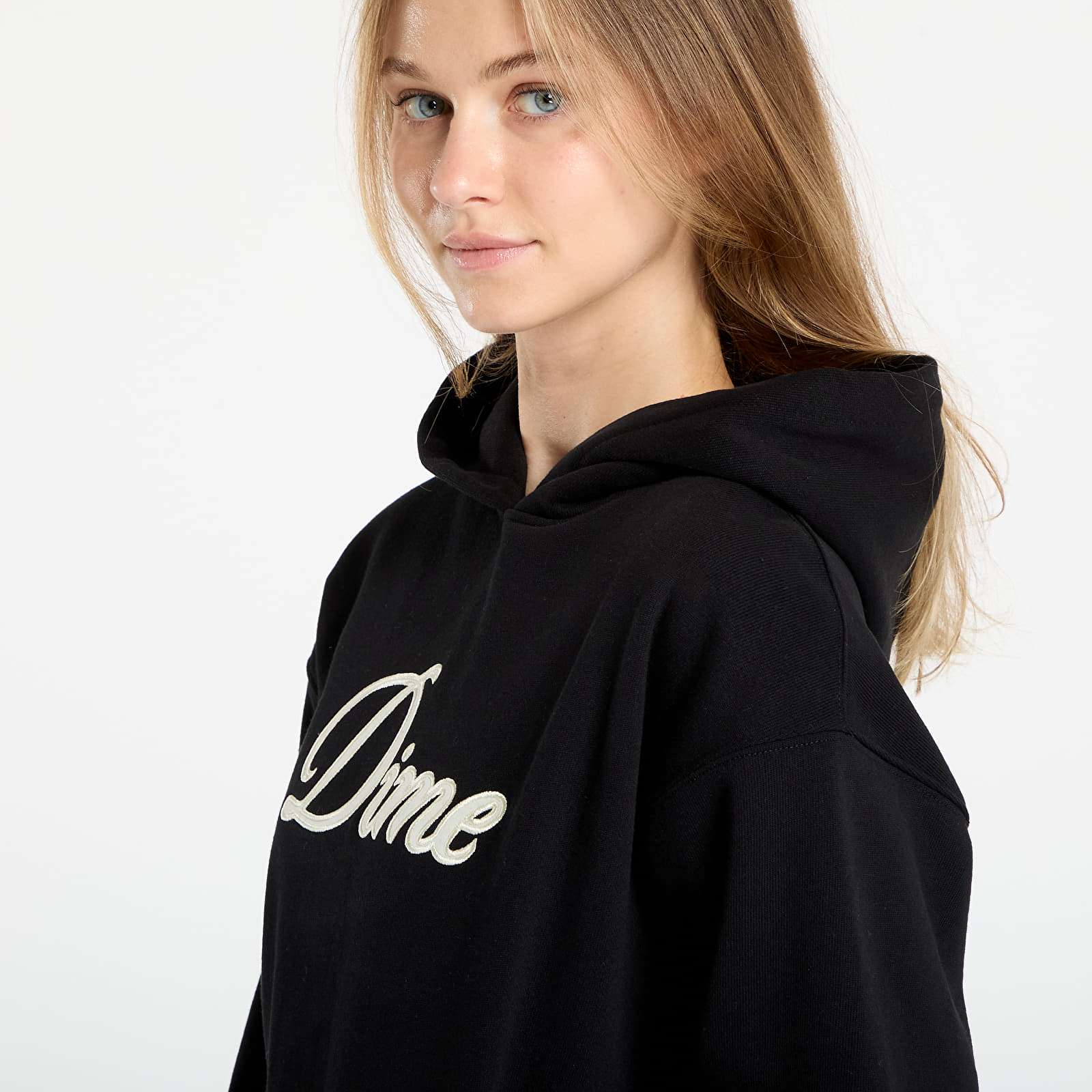 Men's hoodies DIME Cursive Hoodie UNISEX Black