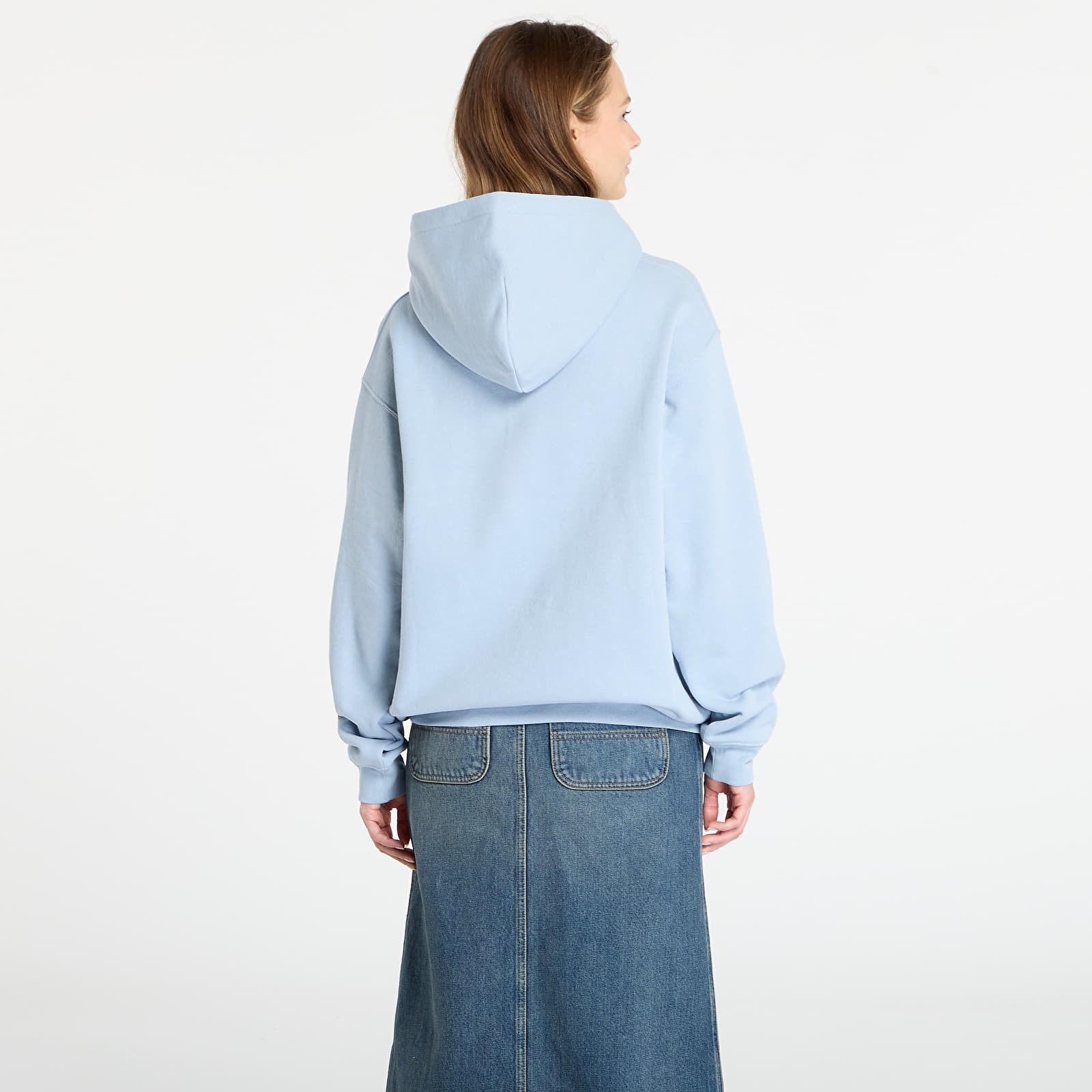 Мъжки суичъри DIME Cursive Hoodie UNISEX Blue Fog