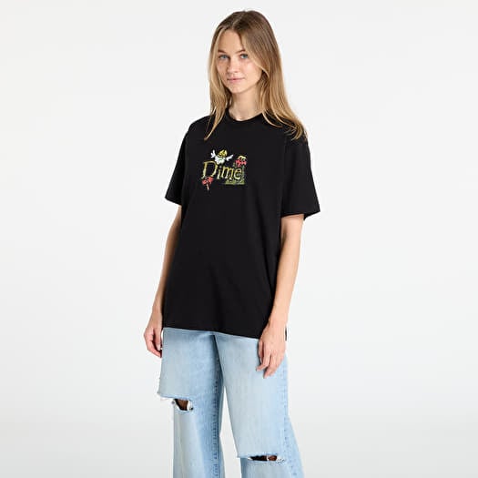 DIME Classic Fuzzy T-Shirt UNISEX Black