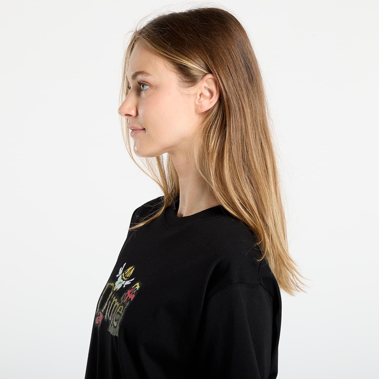 Тениски DIME Classic Fuzzy T-Shirt UNISEX Black