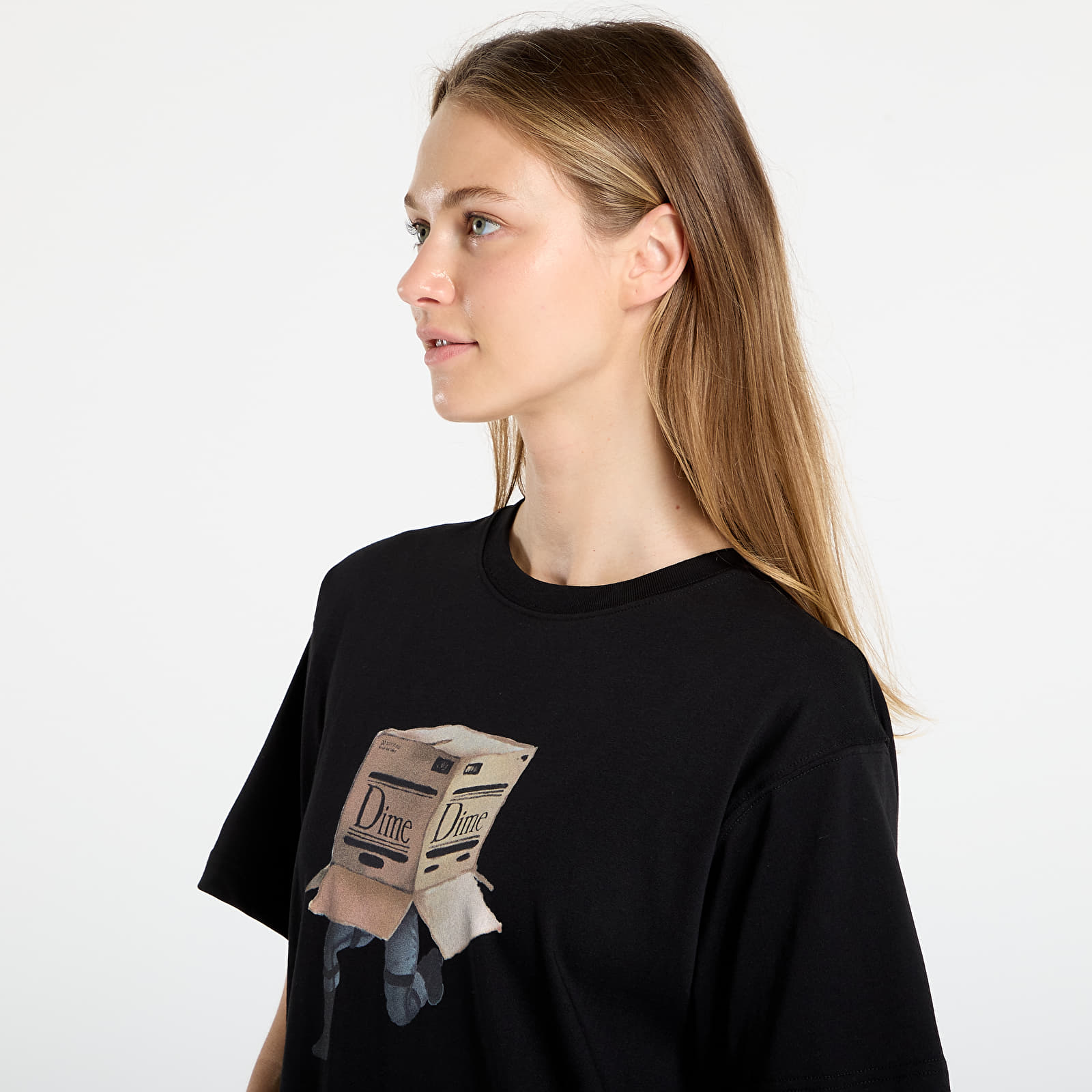 Мъжки тениски DIME Solid T-Shirt UNISEX Black